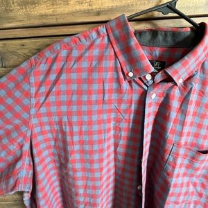 Checkered Men’s Long Sleeve, Button Down Shirt